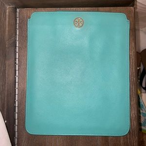 Tory Burch leather iPad case/sleeve